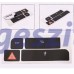 Audi A4 (2004–2006) ESP / Vészvillogó / Gomb javító matrica szett Audi A4 (2004–2006) ESP / Vészvillogó / Gomb javító matrica szett