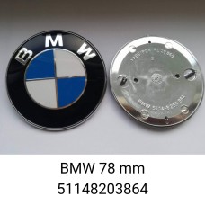 BMW -s csomagtartó embléma 78 mm BMW -s csomagtartó embléma 78 mm