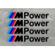 BMW M Power matrica - fekete