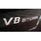 V8 Biturbo öntapadós felirat