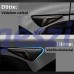 Tesla Model 3 és Y oldalsó kamera védőburkolat – Matt karbon mintázattal (2024–2025)