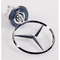 Mercedes -hez csillag, jel, motorháztetőre